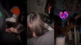 They blew this fucking asian slut's mind in the car and the apartment
