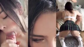 The college girl you’re about to see studies architecture but clearly she’s a total fucking model from OF