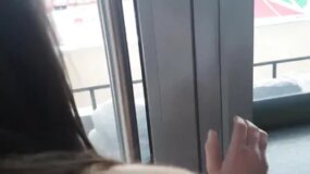 The skinny mama’s got a big dick and she’s hungry—you can tell she sucks it like a pro