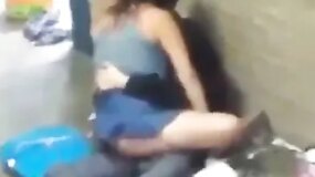 Fucking in school right under the janitor's nose