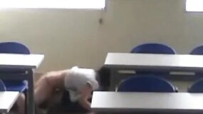 Lesbians fucking in psychology class and got caught