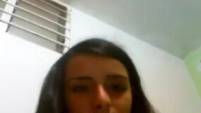 Teen Kamila gets fucked raw on Skype