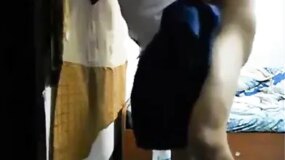 He stops his sister in uniform and fucks her raw