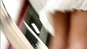 Spying on her coworker Laura Delgado