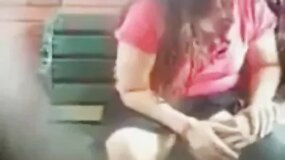 Hot teen cheerleaders fucking on a park bench