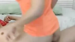 White teen bitch screams loud as they fuck her