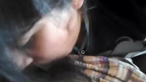 A naive hot chick fucks her cousin for the first time