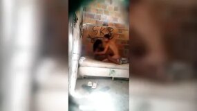 The hot chick getting fucked by her boyfriend in the favelas