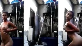 Hot chick gets her pussy fucked raw while showering