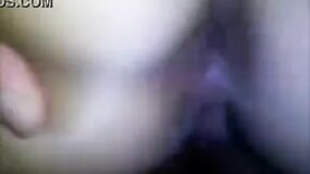 Fucked hard in the ass and came all over her pussy