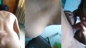 My girlfriend Ale goes crazy to suck down all my milk