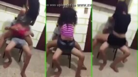 Hot chicks outta control fucking in doggystyle