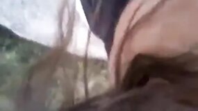 Hot Brazilian college chick gets fucked raw by her boyfriend outdoors