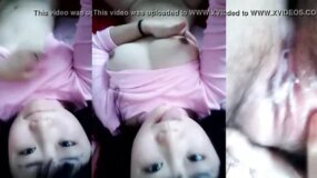 A very young and horny Asian schoolgirl