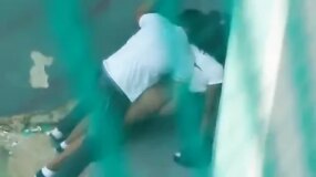 High school hotties caught fucking in flagrante