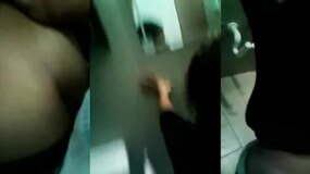 A fucking quickie in the bar bathroom