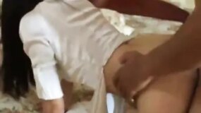 Lucky bastard fucked a hot teen hard