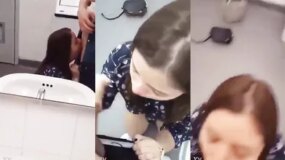 She sucks dick real good in the college dorm room