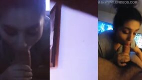 Chubby College Chick Sucking Her Thesis Advisor's Cock